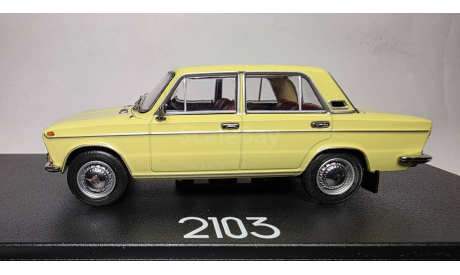 ВАЗ-2103 ’Жигули’ (1973-1975), желтый EVR-mini, масштабная модель, scale43