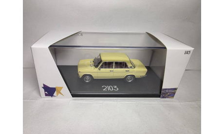 ВАЗ-2103 ’Жигули’ (1973-1975), желтый EVR-mini, масштабная модель, scale43