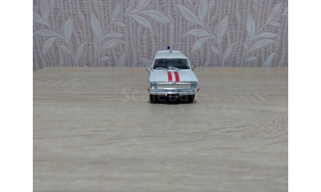 Горький газ-2402 (03) скорая помощь, масштабная модель, DeAgostini, 1:43, 1/43