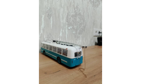 Троллейбус зиу-5 ( бирюзовый), масштабная модель, Classicbus, 1:43, 1/43