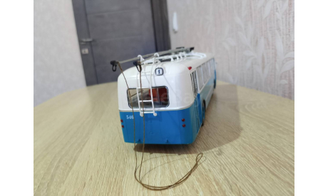 Троллейбус зиу-5 ( бирюзовый), масштабная модель, Classicbus, 1:43, 1/43
