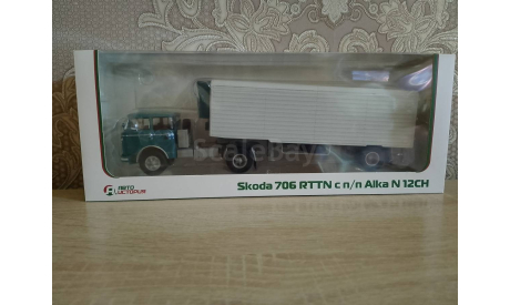 Skoda 706 RTTN с п/п Alka N 12 CH, масштабные модели (другое), Škoda, Автоистория (АИСТ), 1:43, 1/43
