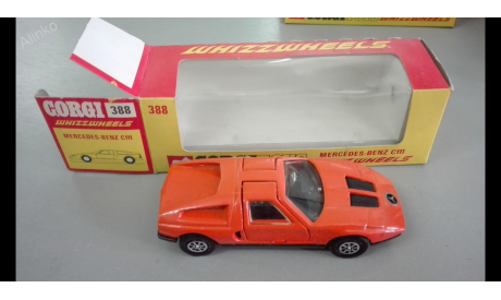 Corgi toys #388 - Mercedes Benz C111 -  whizzwheels в оригинальной коробке-отличное состояние М073, масштабная модель, 1:43, 1/43, Mercedes-Benz