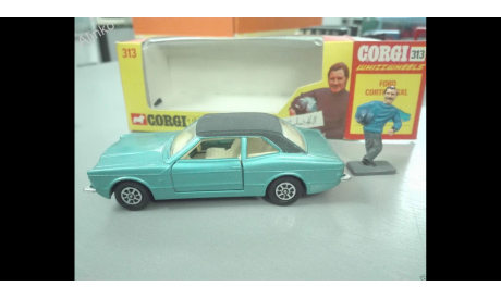 Corgi 313 Ford Cortina GXL Whizzwheels & Graham Hill  в оригинальной коробке-отличное состояние М070, масштабная модель, 1:43, 1/43