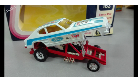 Corgi toys 163 THE SANTA POD ’GLO-WORM’  whizzwheels в оригинальной коробке-отличное состояние М075, масштабная модель, 1:43, 1/43, Ford
