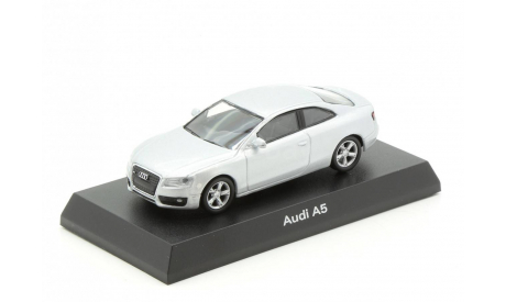 Audi A5 Silver Kyosho 1/64, масштабная модель, 1:64