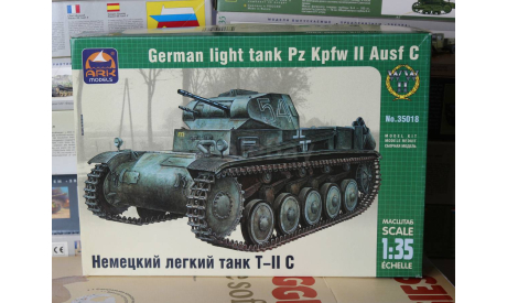 ARK Models 35018 Немецкий лёгкий танк Т-II С, сборные модели бронетехники, танков, бтт, scale35