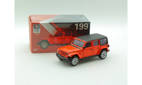 Jeep Wrangler 2018 Xcar Toys 1/64, масштабная модель, scale64