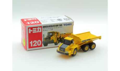 Tomy #120 Komatsu Articulate Dump Truck 1/144 Tomica, масштабная модель, scale144