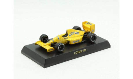 Lotus 101 #12 1989 Nakajima Satoru 1/64 Kyosho, масштабная модель, scale64