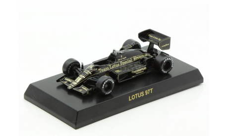 Lotus 97T 1985 Elio de Angelis 1/64 Kyosho, масштабная модель, scale64