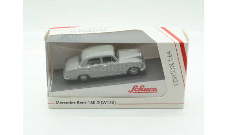 Mercedes Benz 180 D (W120) Ponton 1959 Schuco 1/64, масштабная модель, Mercedes-Benz, scale64