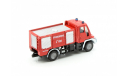 Mercedes Benz Unimog 2006 Rosenbauer Tanker (TLF) 1/87 Siku, масштабная модель, scale87, Mercedes-Benz