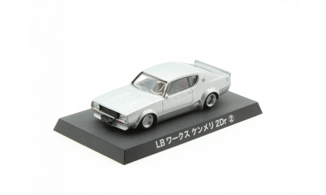 Nissan Skyline (C110) 1972 Kenmeri Aoshima 1/64, масштабная модель, scale64