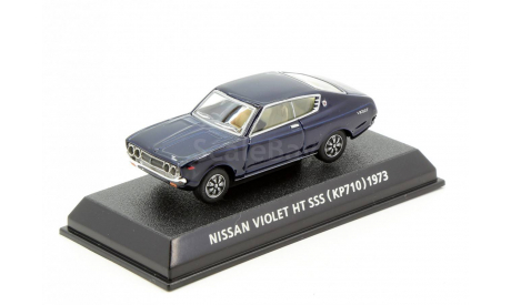 Nissan Violet HT SSS 1973 Konami 1/64 Red, масштабная модель, 1:64