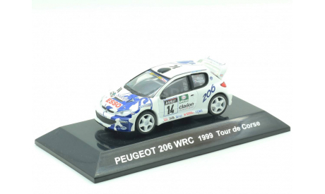 Peugeot 206 WRC 1999 Tour de Corse 1/64 CM’s, масштабная модель, 1:64