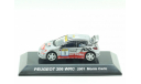 Peugeot 206 WRC 2001 Monte Carlo 1/64 CM’s, масштабная модель, 1:64