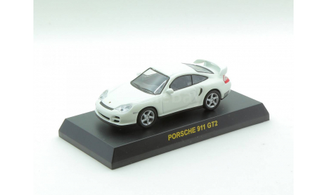 Porsche 911 (996) GT2 2002 Kyosho 1/64, масштабная модель, scale64