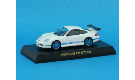 Porsche 911 (996) GT3 2003 RS Kyosho 1/64, масштабная модель, scale64