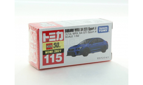Subaru WRX 2019 S4 STI Sport Tomica 1/64, масштабная модель, scale64