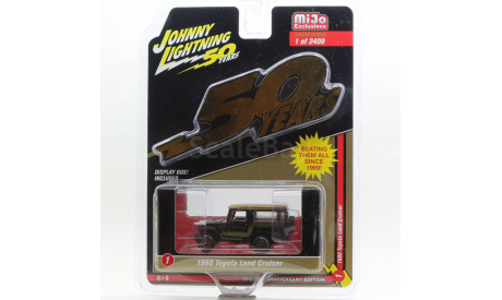 Toyota Land Cruiser 1980 Johnny Lightning 1/64, масштабная модель, scale64