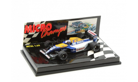 Williams FW14B 1992 #6 R.Patrese Minichamps 1/64, масштабная модель, 1:64