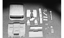 Кабина урал-4320-80 (пластик) необработанная - неокрашенная 1/43