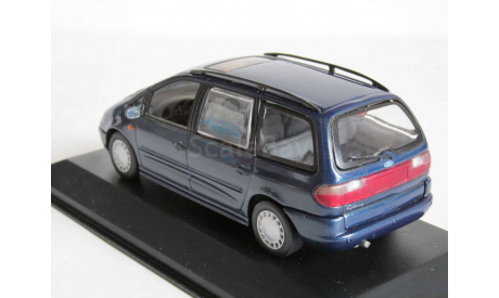 1/43 Ford Galaxy 1995 blue metal. MINICHAMPS 430 084161, масштабная модель, 1:43