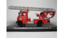 1/43 Mercedes-Benz L 319 ’Feuerwehr’ mit Drehleiter DL 18 art.-Nr.02807 SCHUCO, масштабная модель, 1:43