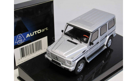 1/43 Mercedes-Benz G class Gelandewagen LWB silver. Производитель AUTOART, масштабная модель, scale43