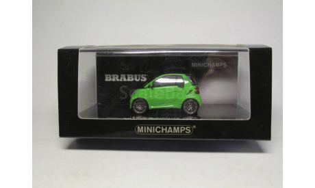 1/43 Mercedes-Benz Смарт Брабус Мерседес Smart Brabus Ultimate 120 Green MINICHAMPS 437 032700, масштабная модель, scale43