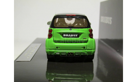 1/43 Mercedes-Benz Смарт Брабус Мерседес Smart Brabus Ultimate 120 Green MINICHAMPS 437 032700, масштабная модель, scale43