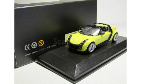 1/43 Mercedes-Benz Мерседес Бенц Смарт Smart Roadster 2003 Minichamps Дилерская модель, масштабная модель, scale43