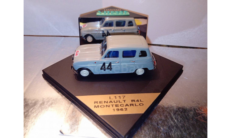 RENAULT R4L MONTECALRO 1962, VITESSE, РАННИЙ ВЫПУСК, масштабная модель, scale43