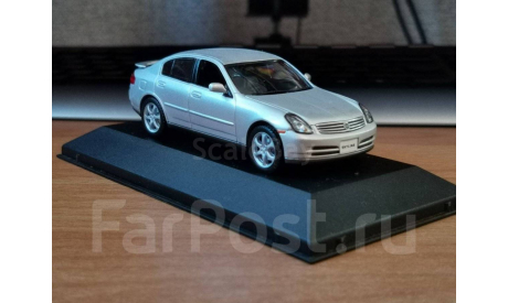 Nissan Skyline 2001 300GT Sedan, Silver, J-Collection, металл, 1:43, масштабная модель, scale43