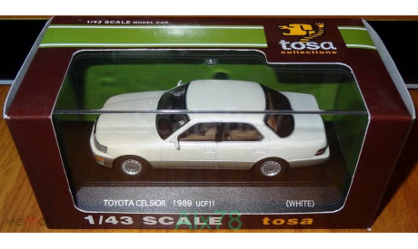 Toyota Celsior 1989 UCF11, TOSA, 2-tone, 1:43, металл, масштабная модель, scale43, sapi