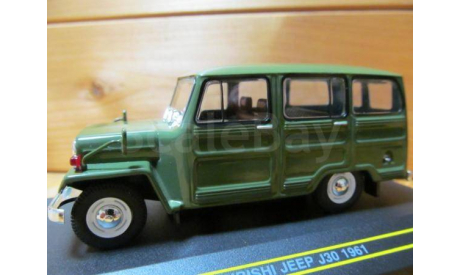 Mitsubishi Jeep J30 1961, First43, металл, 1:43, масштабная модель, scale43, Hachette