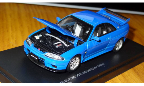 Nissan Skyline GT-R (BCNR33), LM Limited, Champion blue, Kyosho, 1:43, металл, масштабная модель, 1/43