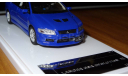 Mitsubishi Lancer GSR Evolution VII, 2001, Blue, Wit’s, 1:43, Смола, масштабная модель, 1/43
