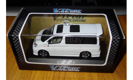 Nissan Elgrand E51 Kenstyle, White Perl, Aoshima, 1:43, металл, масштабная модель, 1/43