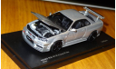 Nissan Skyline GT-R R34 Nismo Z-tune Proto, Kyosho, металл, 1:43, масштабная модель, scale43