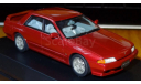 Nissan Skyline 4door Sports Sedan (1989 GTS-t Type M), red, Hi-Story, 1:43, смола, масштабная модель, scale43