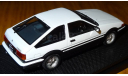 Toyota Sprinter Trueno 1983 AE86, Ebbro, Panda, 1:43, металл, масштабная модель, 1/43