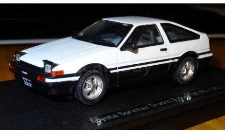 Toyota Sprinter Trueno 1983 AE86, Ebbro, Panda, 1:43, металл, масштабная модель, 1/43