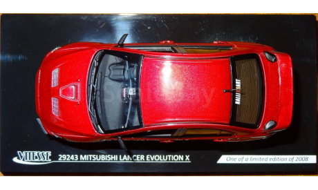Mitsubishi Lancer Evolution X RalliArt, Vitesse, 1:43, металл, масштабная модель, scale43