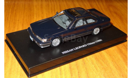 Nissan Leopard Ultima 1988, Aoshima Dism, 1:43, металл, масштабная модель, 1/43