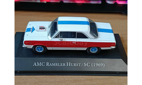 AMC Rambler Hurst / SC (1969), American Cars, 1:43, металл, масштабная модель, Hachette, GMC, scale43
