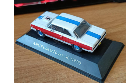 AMC Rambler Hurst / SC (1969), American Cars, 1:43, металл, масштабная модель, Hachette, GMC, scale43