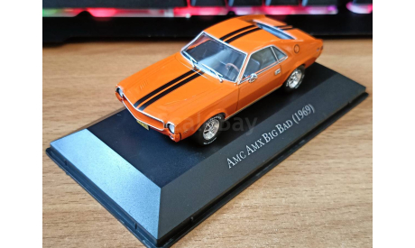 AMC AMX Big Bad (1969), American Cars, 1:43, металл, масштабная модель, Hachette, GMC, scale43