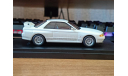 Nissan Skyline GT-R (BNR32) v-Spec II, crystal white, Kyosho 1:43 металл, масштабная модель, scale43